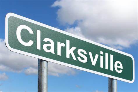 Street Sign saying Clarksville